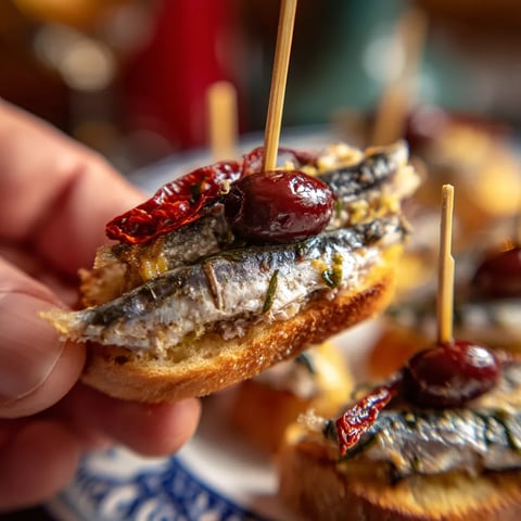 Marinated Anchovy Pintxos.