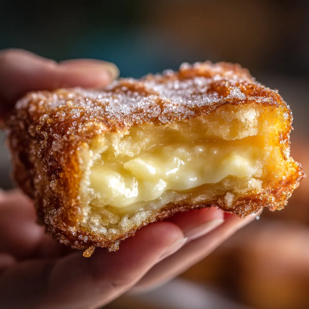 Un trozo de dulce de leche con manos.