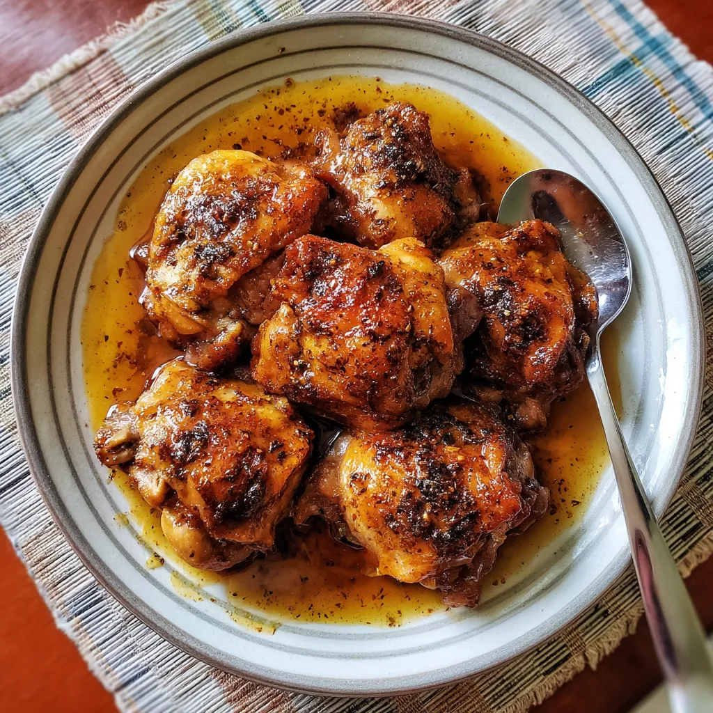Pollo a la Cerveza con Miel.