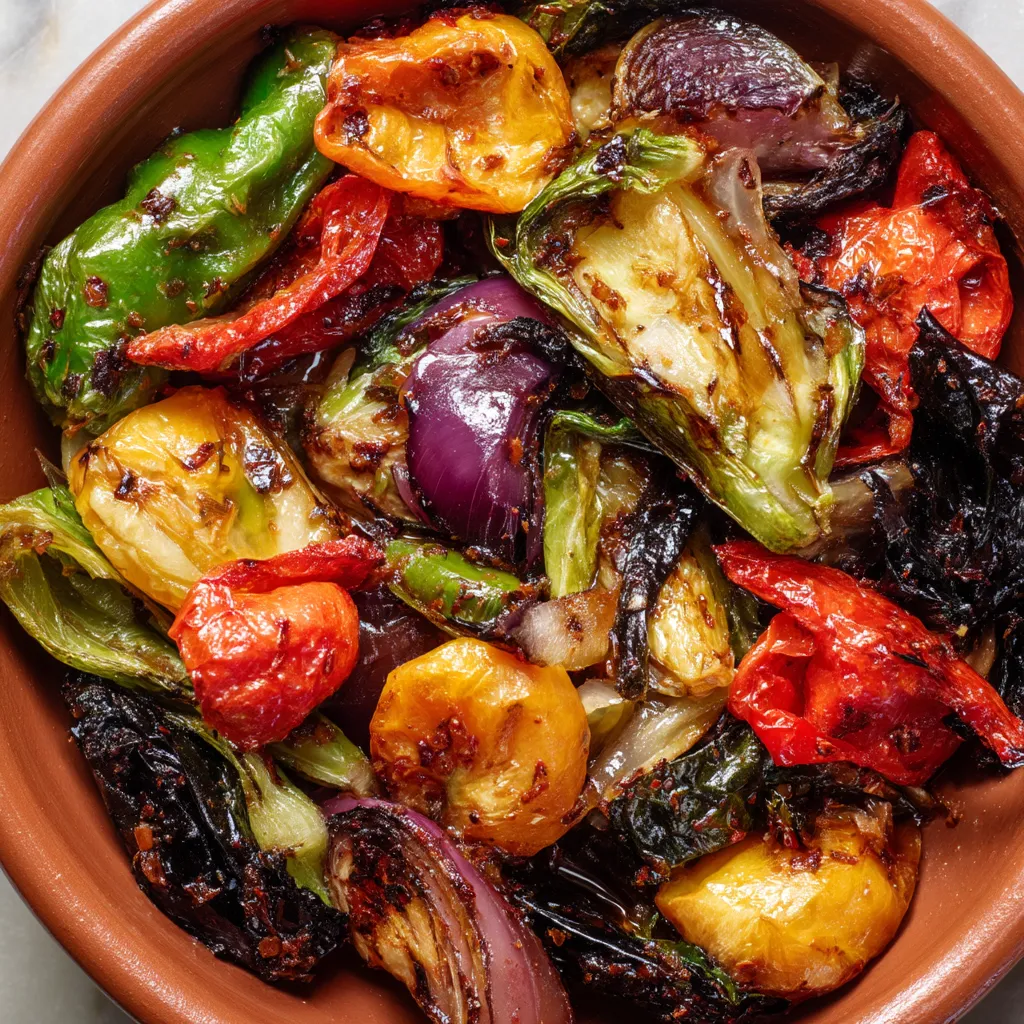 Una ensalada de verduras con tomates, pepinos, cebolla y brócoli.