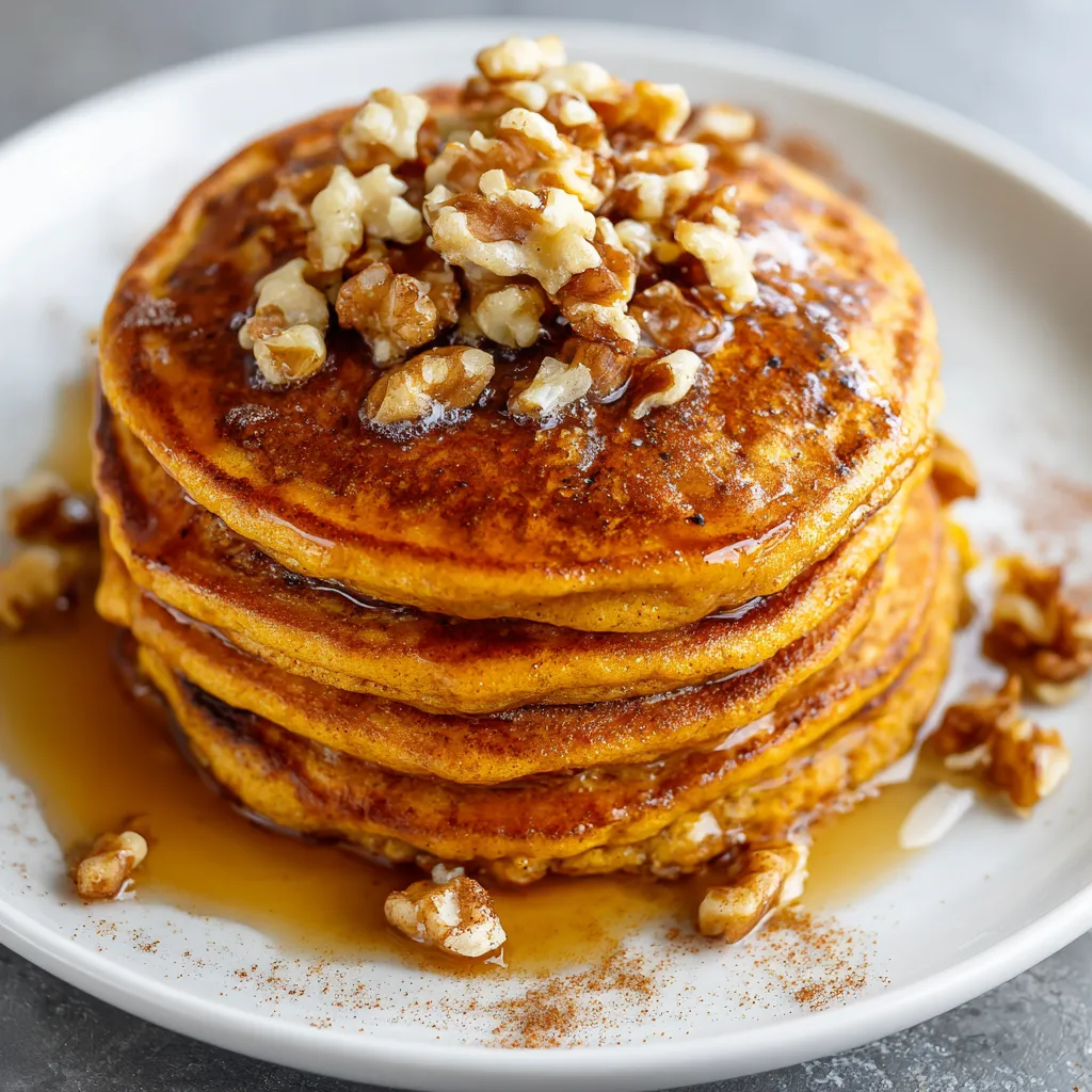 Tortitas de calabaza con canela.
