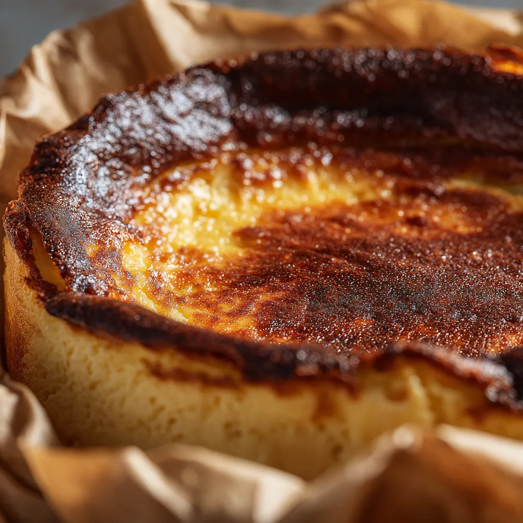 Un trozo de postre en una caja de papel.