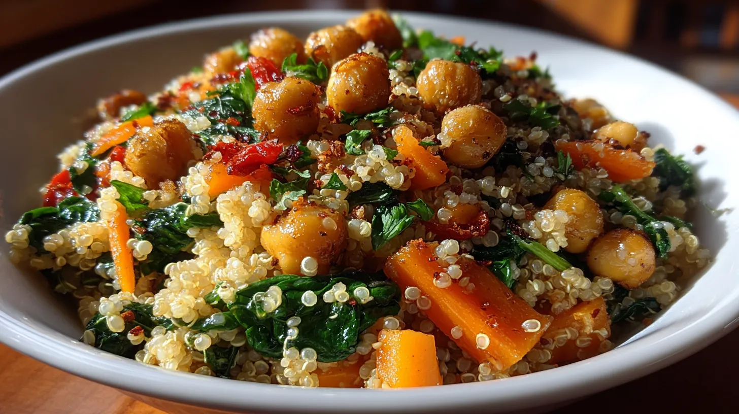 A bowl of food with a variety of ingredients.