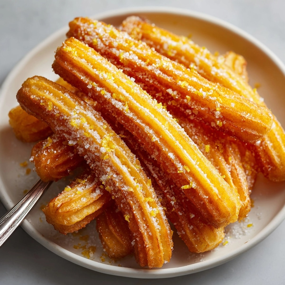 ¡Receta fácil de churros de limón para hacer en casa, un postre frito rápido!