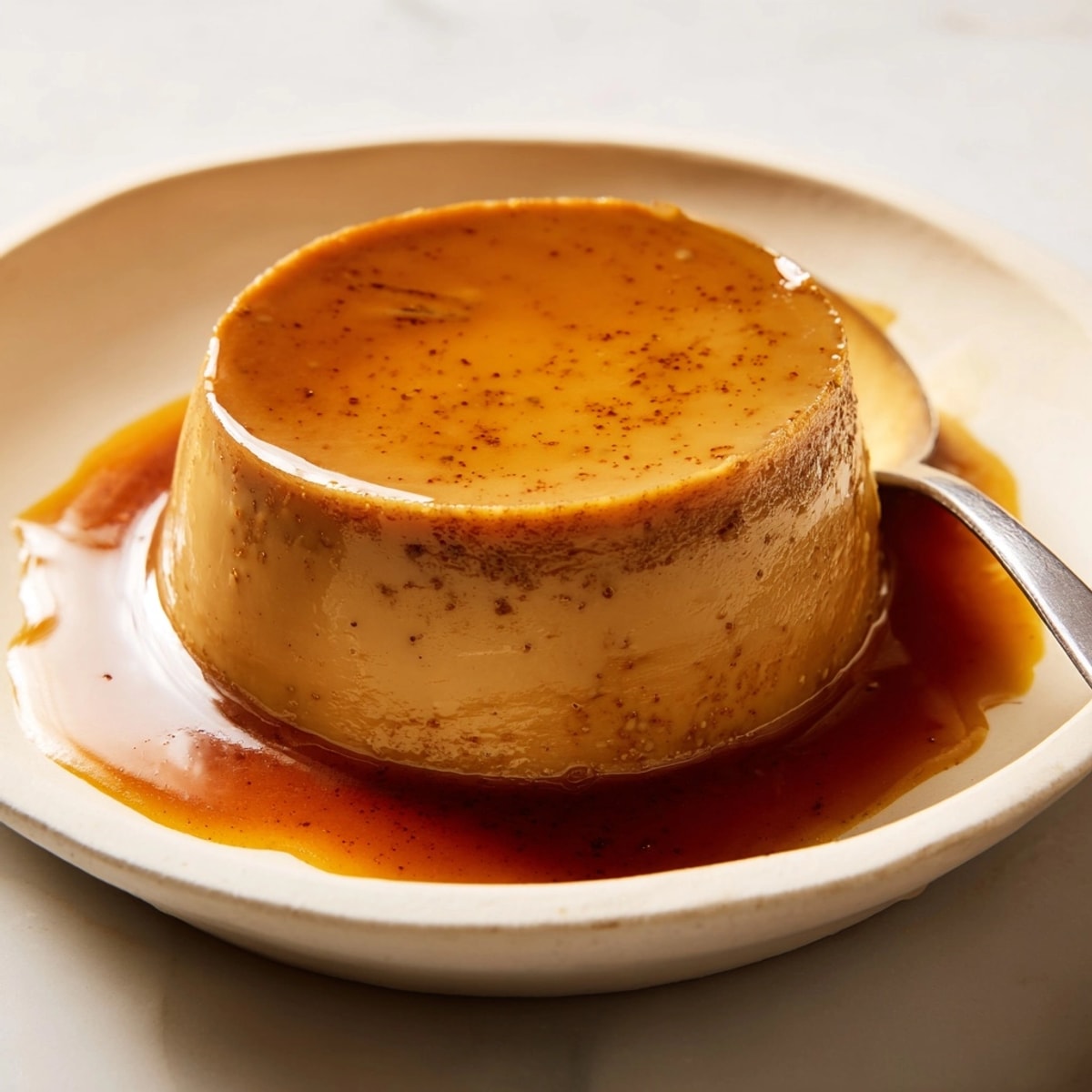 Prepara un postre festivo: flan de castañas especiado, un clásico horneado, hecho en casa.
