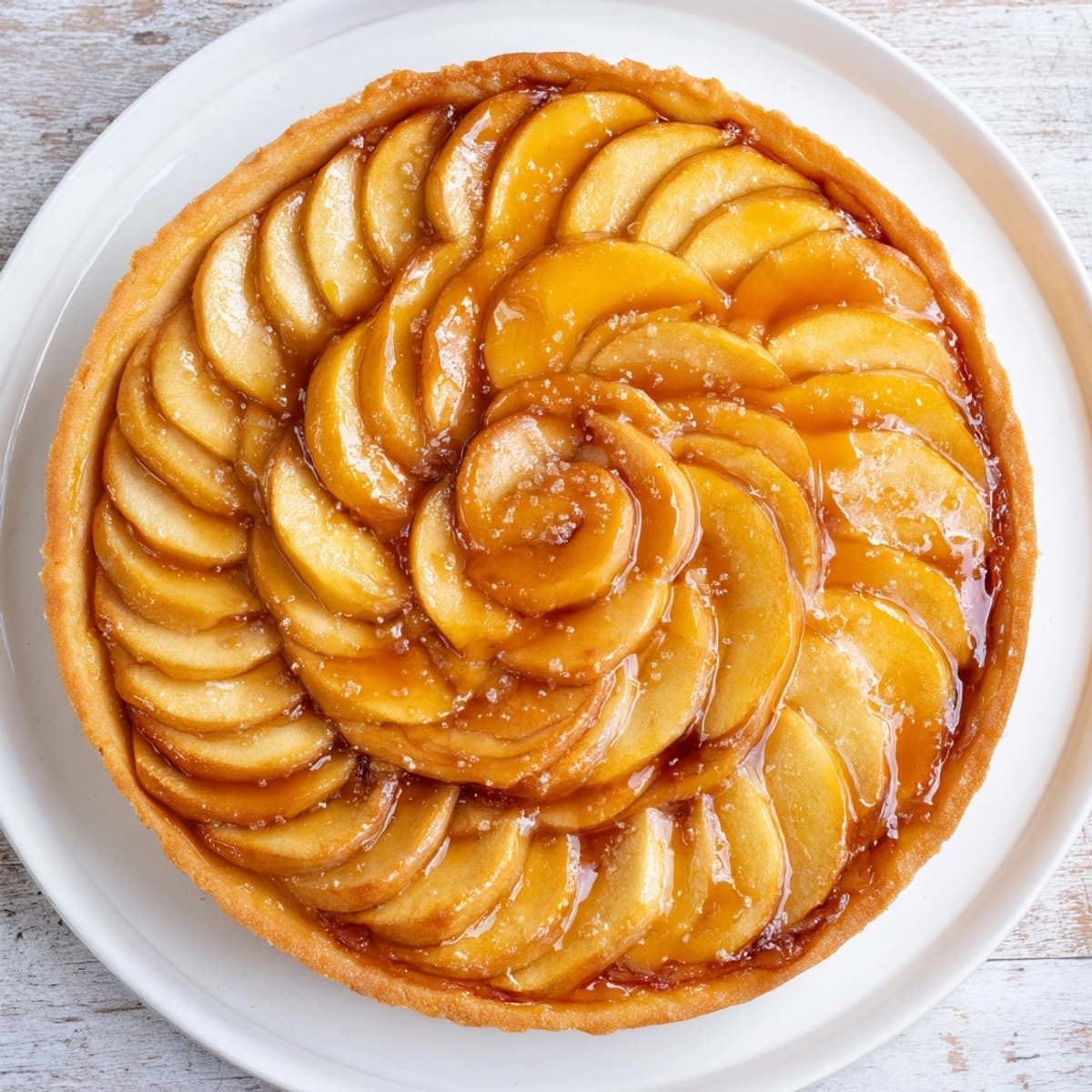 Buttery, homemade crust filled with cinnamon-spiced apples in this Spanish Apple Tarta de Manzana.