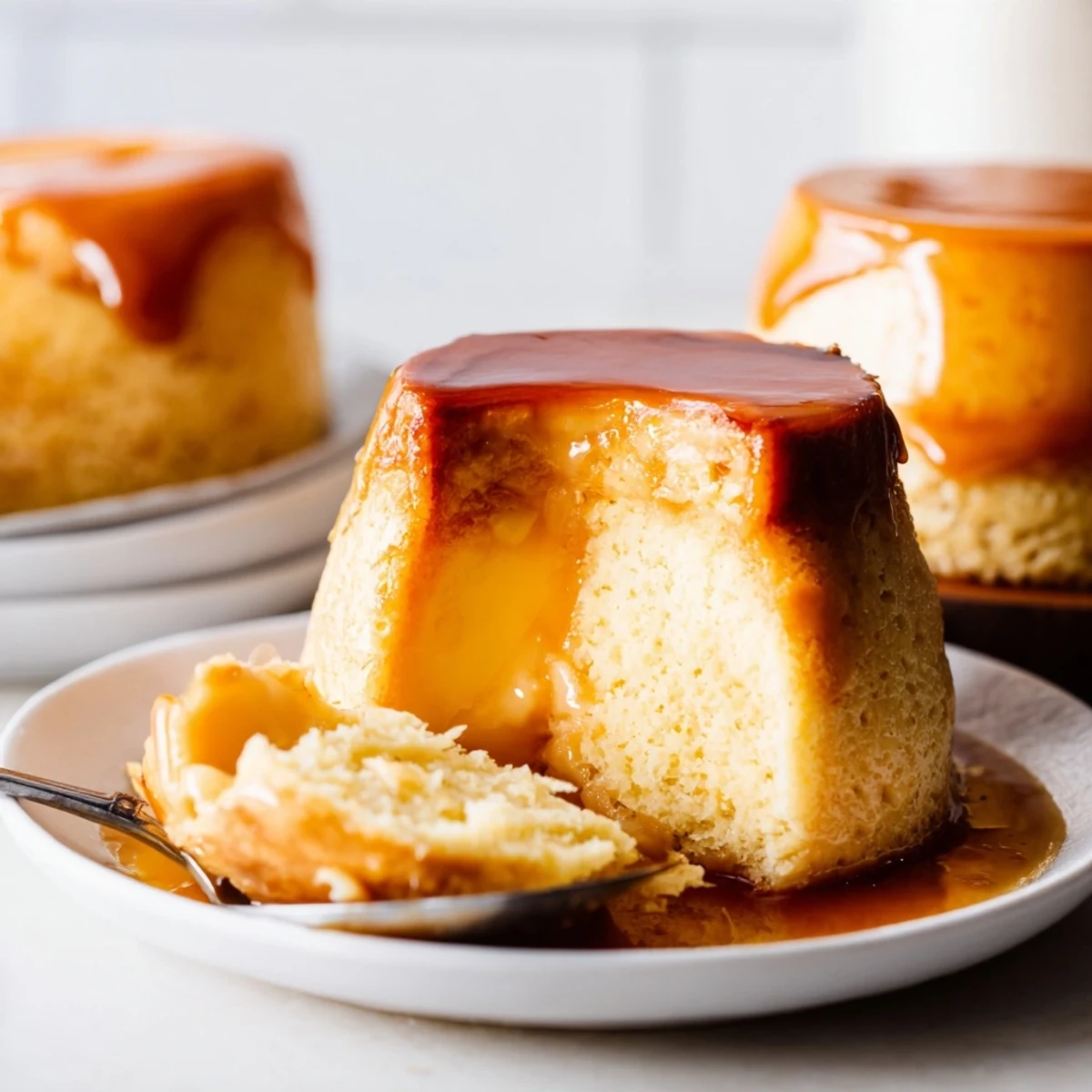 Chai Flan Muffin Pudines