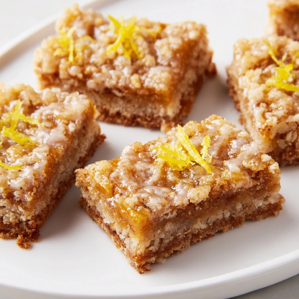 Deliciosas y mantecosas barras de polvorón, adornadas con glaseado de soda.  