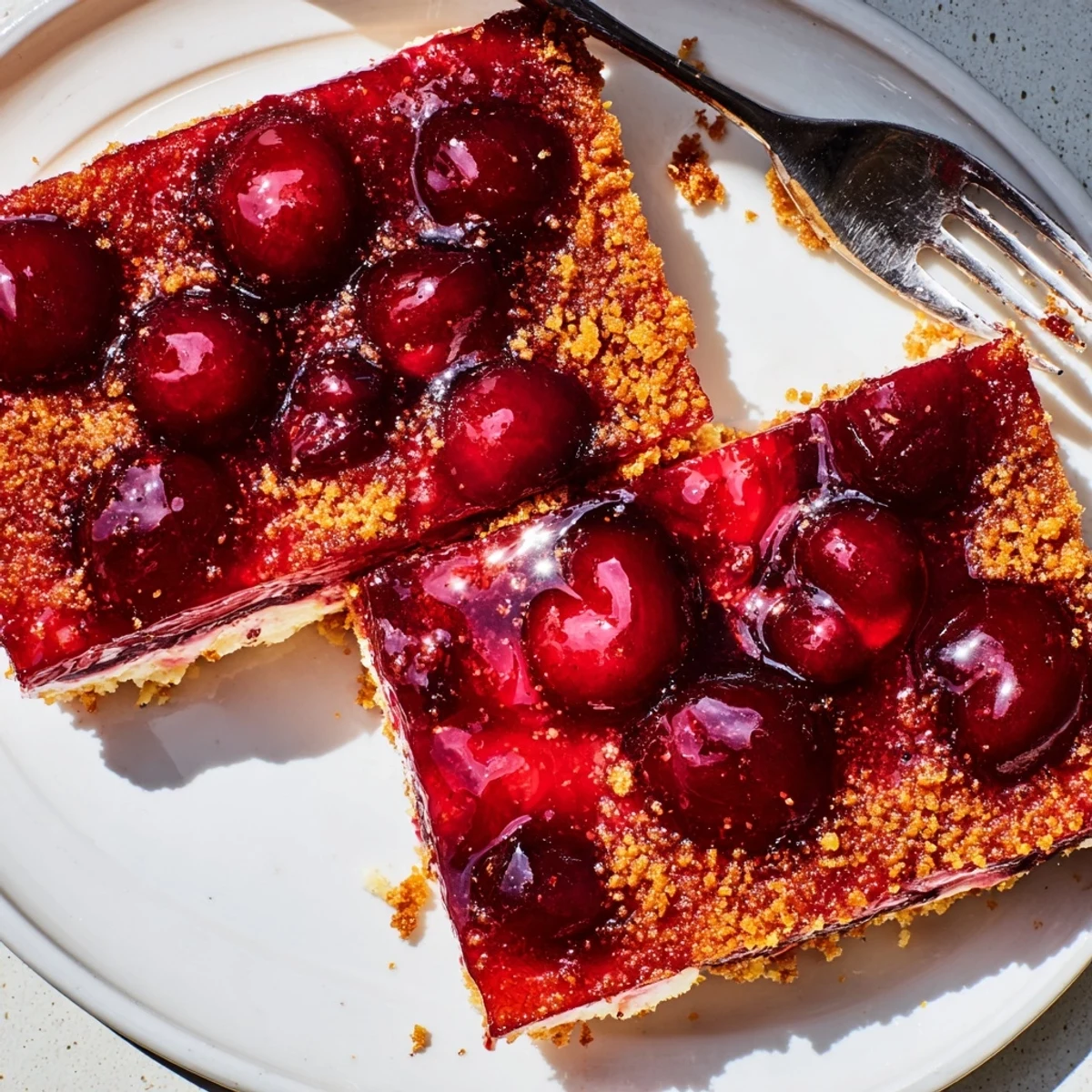 Deliciosos y festivos, los Cherry Martini Leche Frita Bars son un postre ideal.  