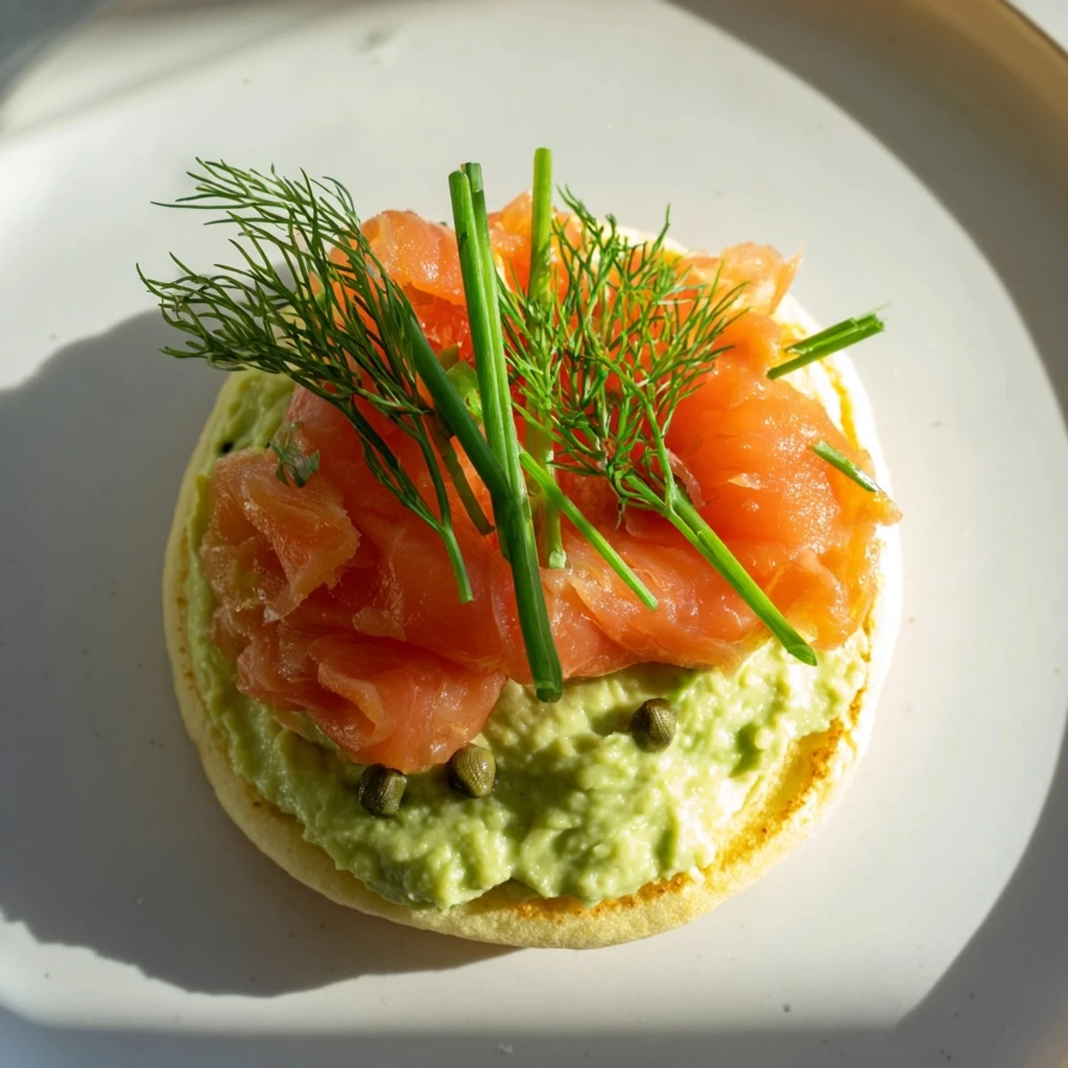 Quark Blinis con Salmón Ahumado