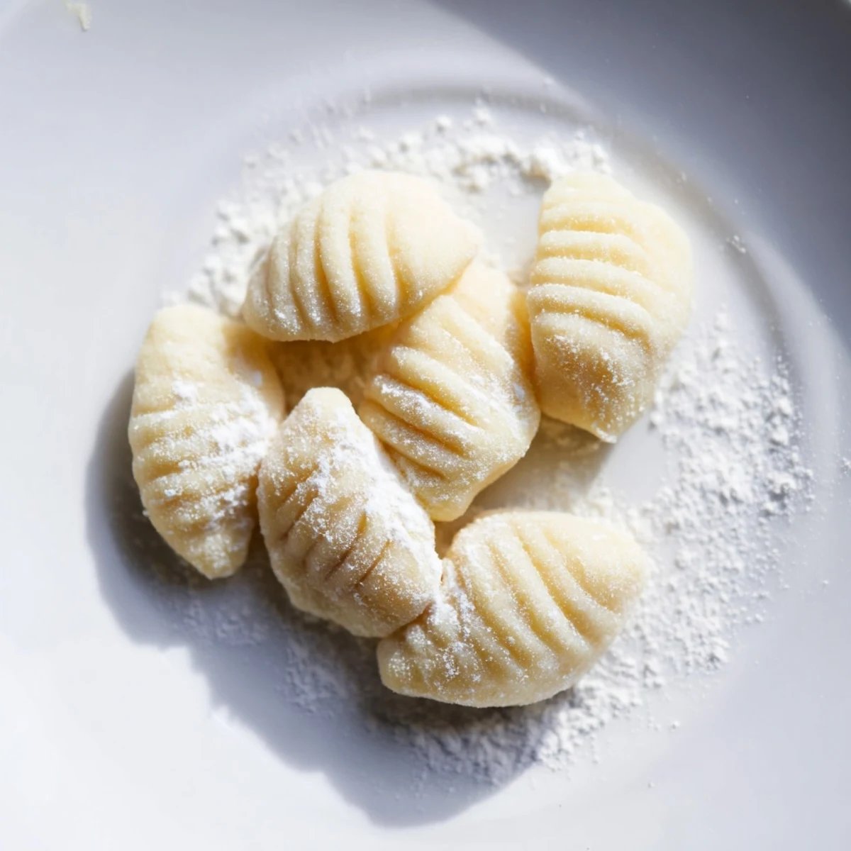 Perfect homemade potato gnocchi, a comforting Italian pasta dish, waiting for sauce.