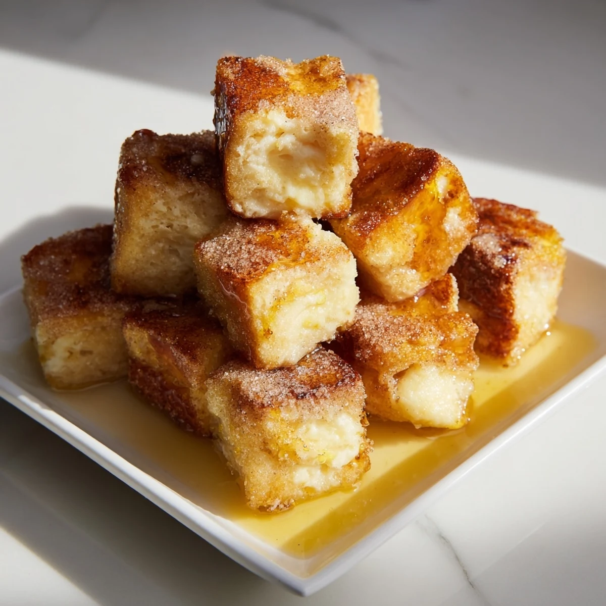 Imagine a warm slice of Simplified Torrijas Bread Pudding, a classic dessert with a creamy custard filling.