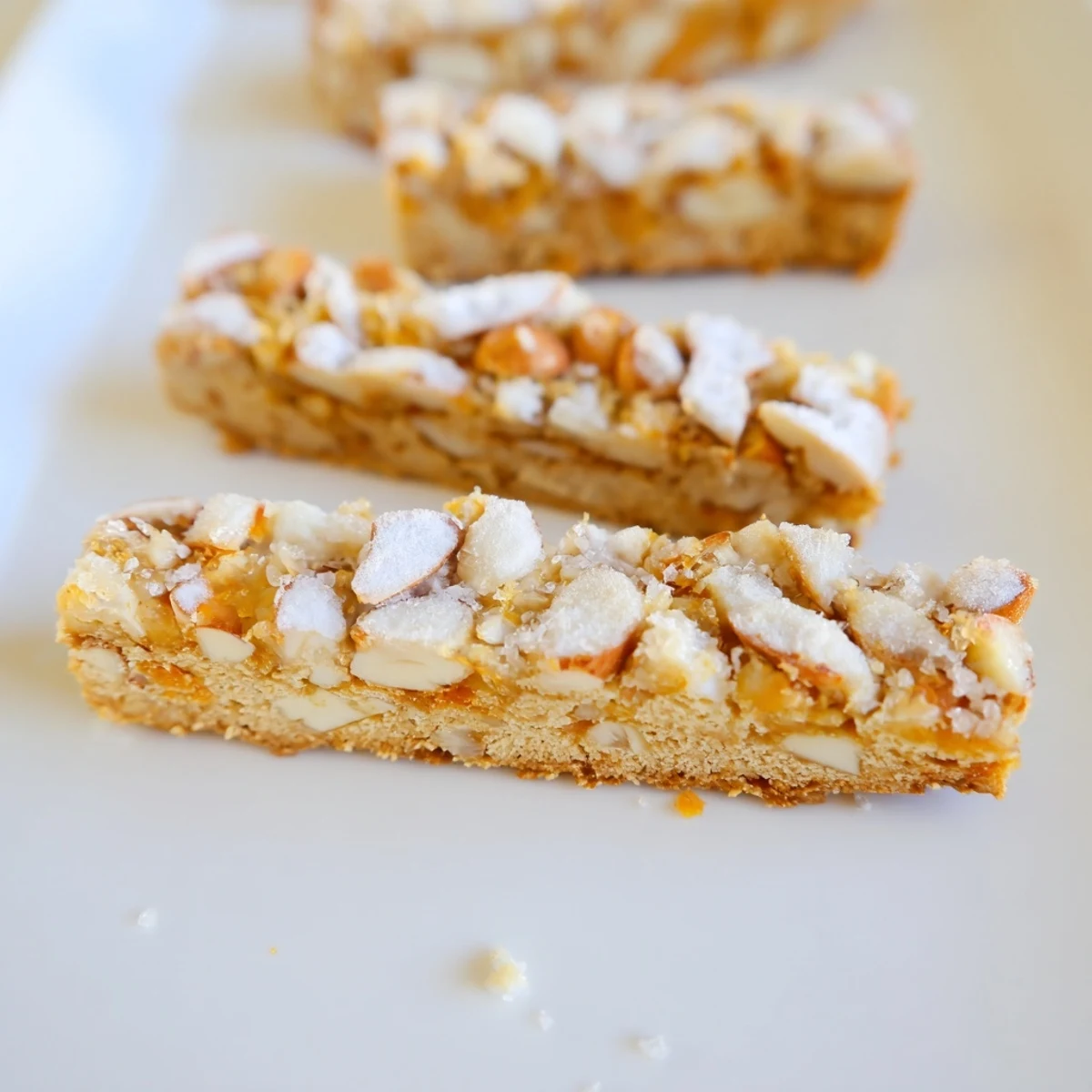 Turrón biscotti con almendras