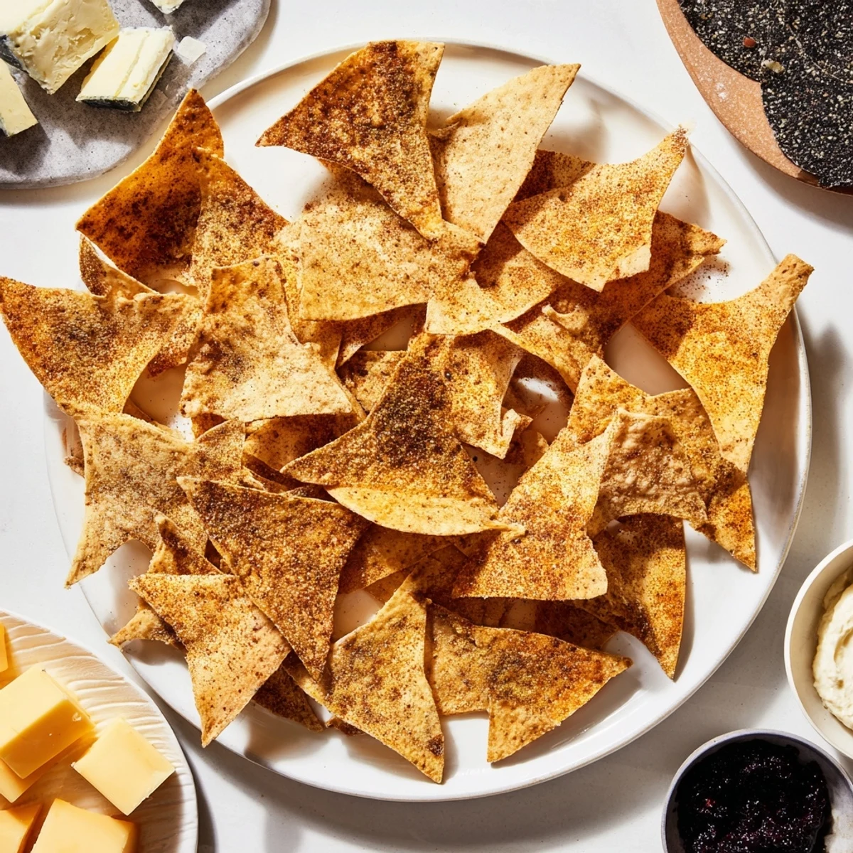 A Spooky Night Bat Halloween Board, loaded with delicious bat-shaped tortilla chips and colorful snacks.