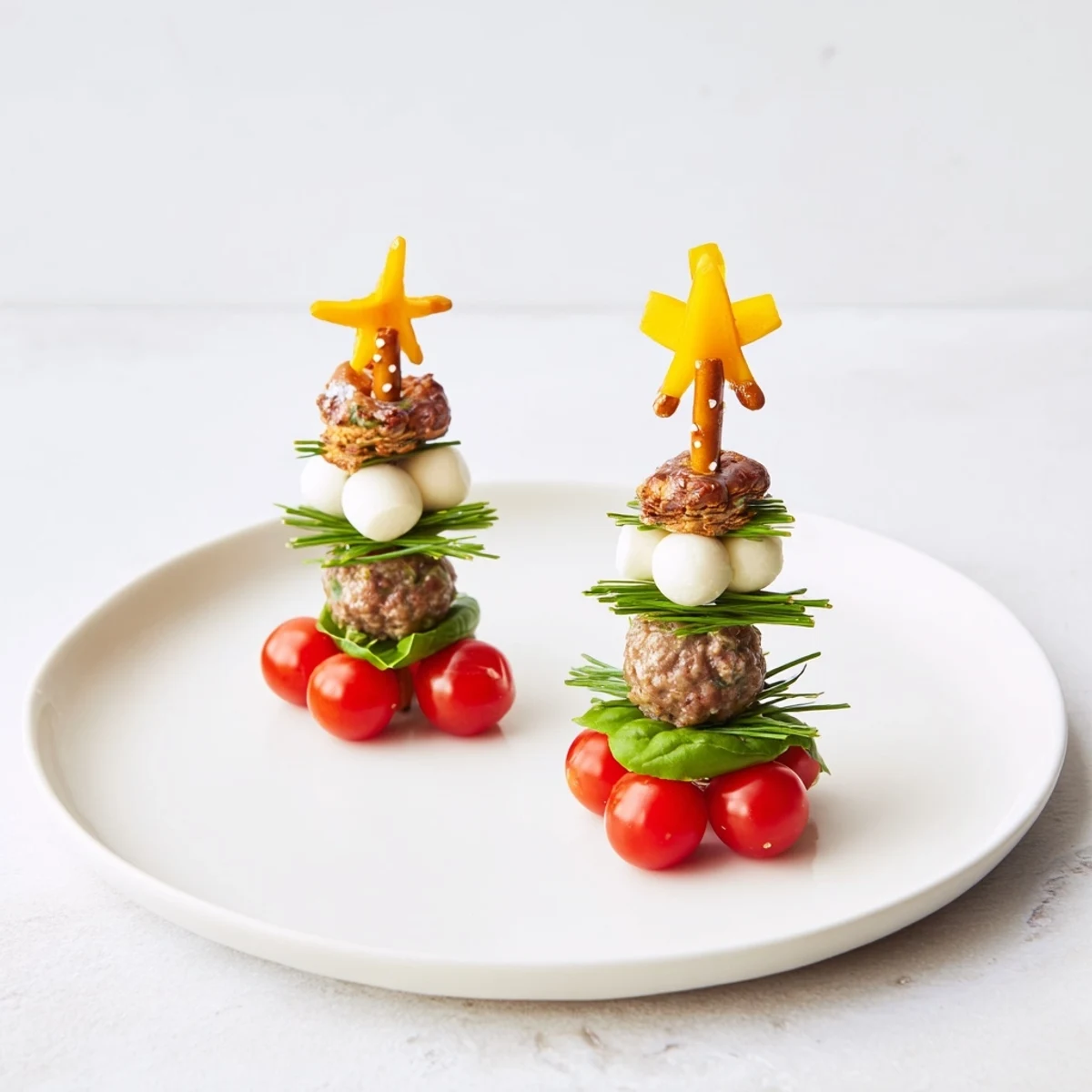 Mini albóndigas árbol Navidad