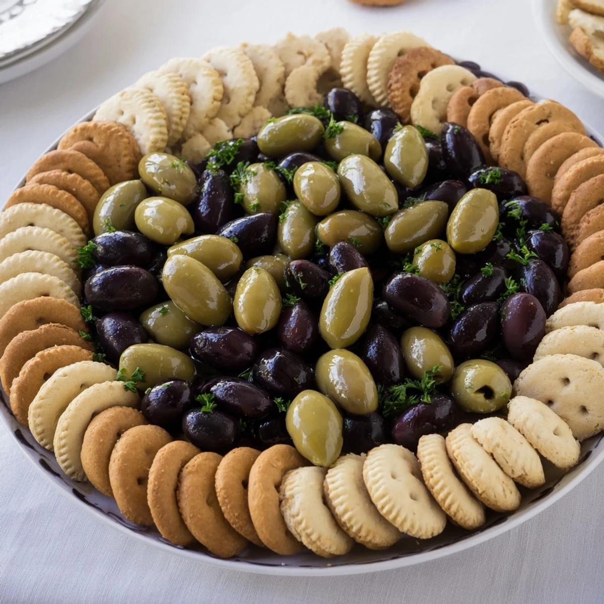 Coliseo snack con aceitunas