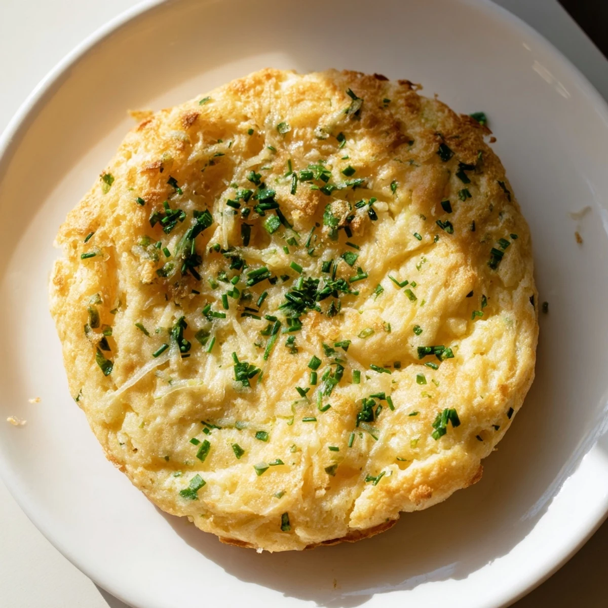 Cloud Bread Savory Toast, golden-baked, dusted with herbs, ready to serve with a creamy cheese spread.