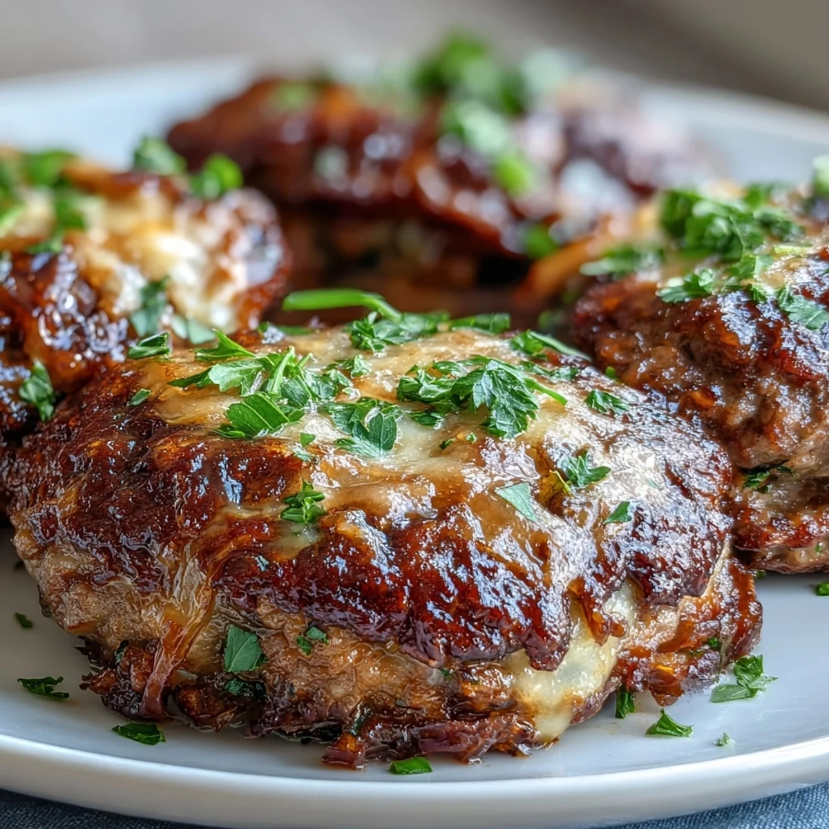 Tender Oven-Baked Cabbage Burgers with savory patties, paired with a crisp green salad for a low-carb meal.