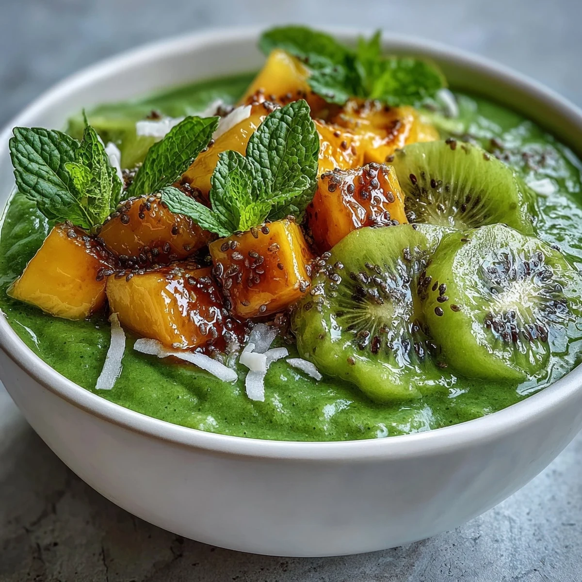 Bowl Tropical Verde con Mango