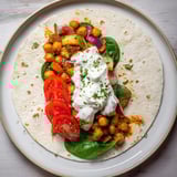 Wrap garbanzos y verduras