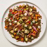 Ensalada tibia de lentejas