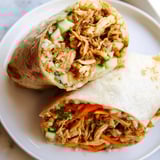 Garlicky Pulled Chicken Wraps