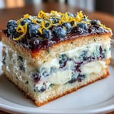 Pastel Limón Arándanos Primavera