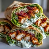 Crispy Chicken Caesar Wraps
