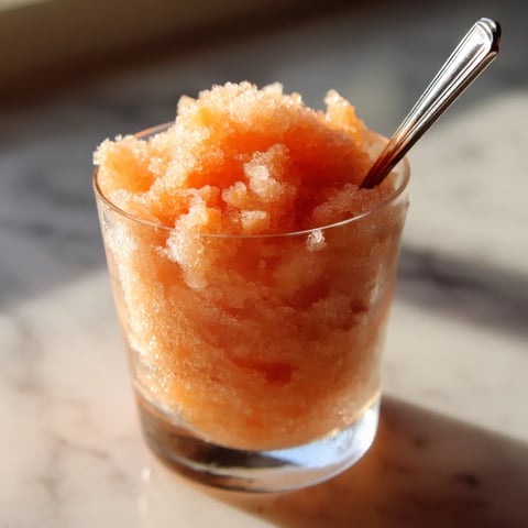 Peach & Cava Granita.