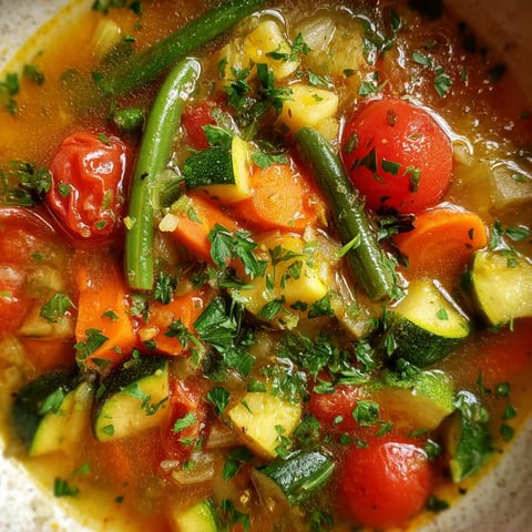 Cazuela de verduras de primavera.