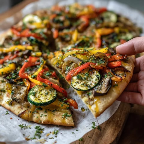 Una coca de verduras con diferentes ingredientes como zanahorias, pimiento, cebolla y tomate.