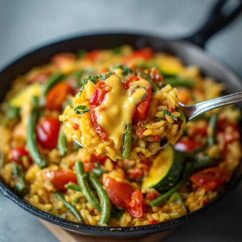 Un plato de arroz con verduras y aioli.