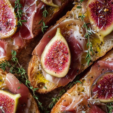 Pan de panes con figas y jamón ibérico.