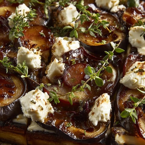 Una pizza con caramelizado de peras y queso de cabra viejo.