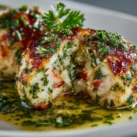 A plate of food with a sauce on it.