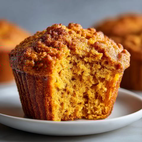 A muffin with a slice missing.