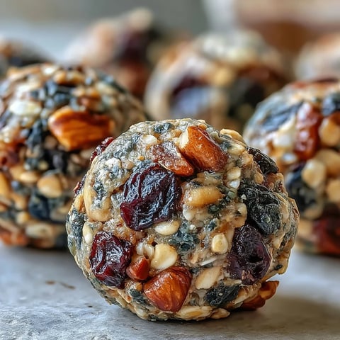 Delicious Vegan Lemon Blueberry Energy Bites with rolled oats and crunchy nuts.