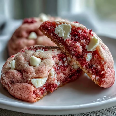 Galletas de San Valentín de Fresa y Chocolate Blanco: suaves y masticables con fresas deshidratadas y chips de chocolate blanco cremoso.