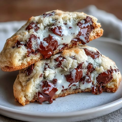 Deliciosas galletas suaves con queso cottage y chispas de chocolate, horneadas a la perfección dorada.