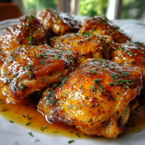 Pollo a la Cerveza con Miel.