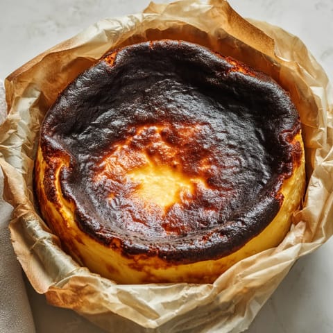 Un postre hecho en una sartén.