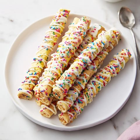 Funfetti Turrón Cookie Sticks