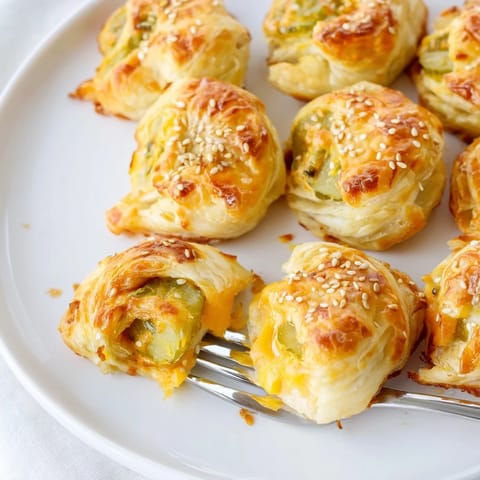Pickle Tapas Puff Pastry Bites