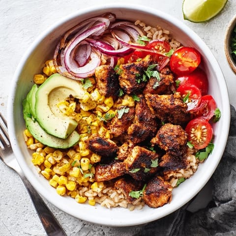 Spicy Paprika Chicken Corn Bowl
