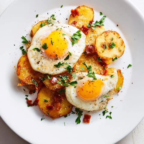 Huevos rotos con patatas
