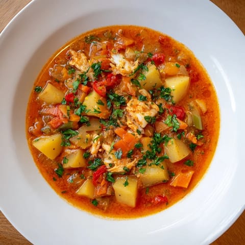 Guiso patatas bacalao tradicional