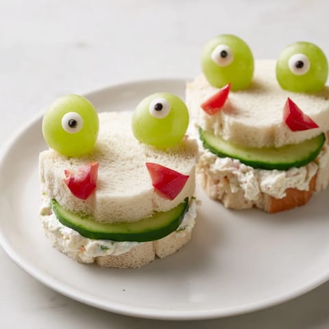 Divertidos sándwiches en rana