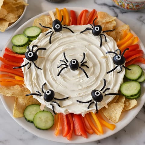 Creepy Crawly Spiderweb Platter