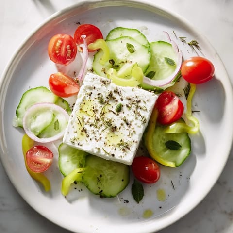 Mediterranean mezze platter vibrant