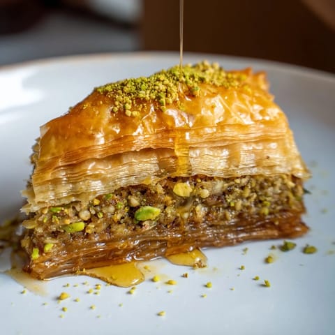 Baklava turca avellana pistacho